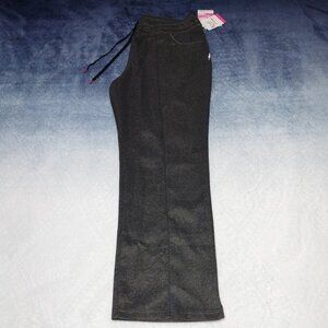Women's Smitten Easy Care Gray Sweat Pants Size XLG. NWT.